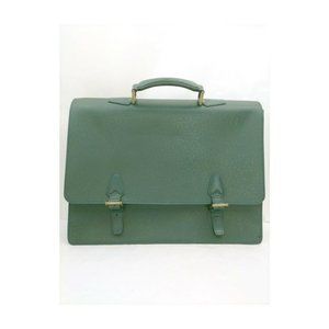 Louis Vuitton Green Taiga Leather Porte Documents